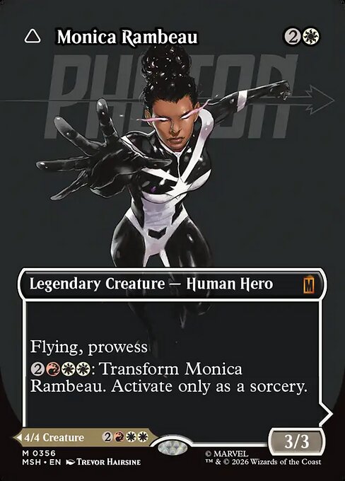 Monica Rambeau (Borderless) (0356) (Foil) - Marvel Super Heroes