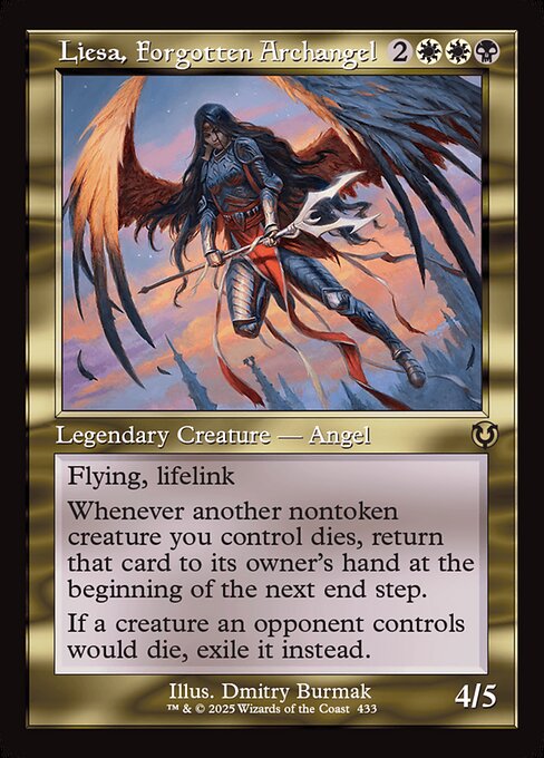 Liesa, Forgotten Archangel (Retro Frame) (Foil) - Innistrad Remastered