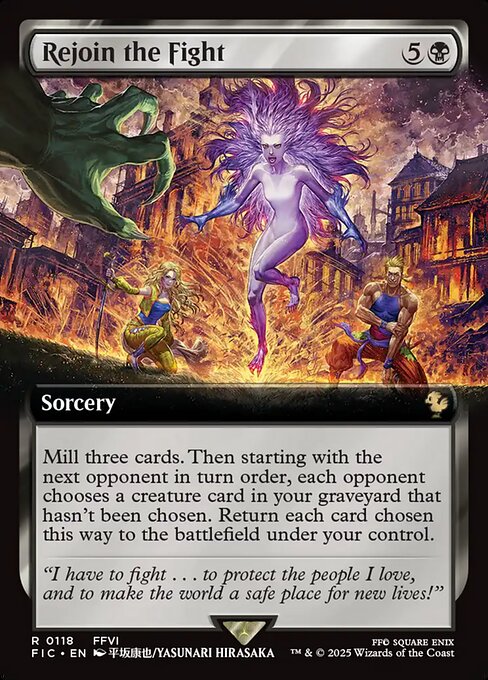 Rejoin the Fight (Extended Art) - Commander: FINAL FANTASY