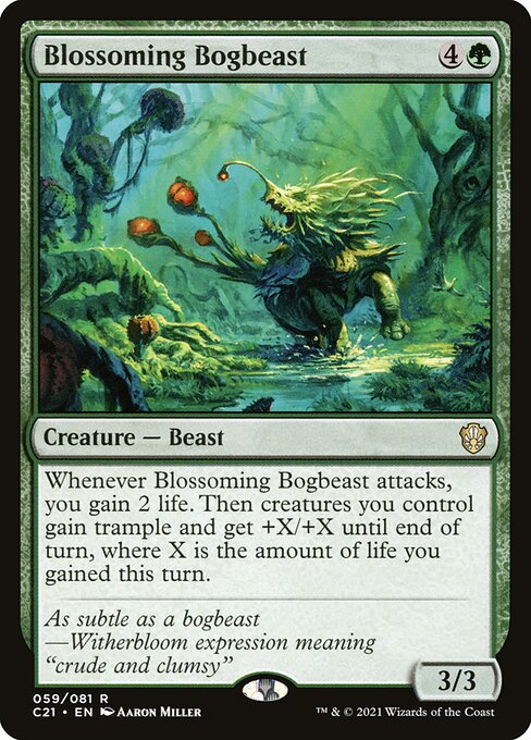Blossoming Bogbeast - Commander 2021