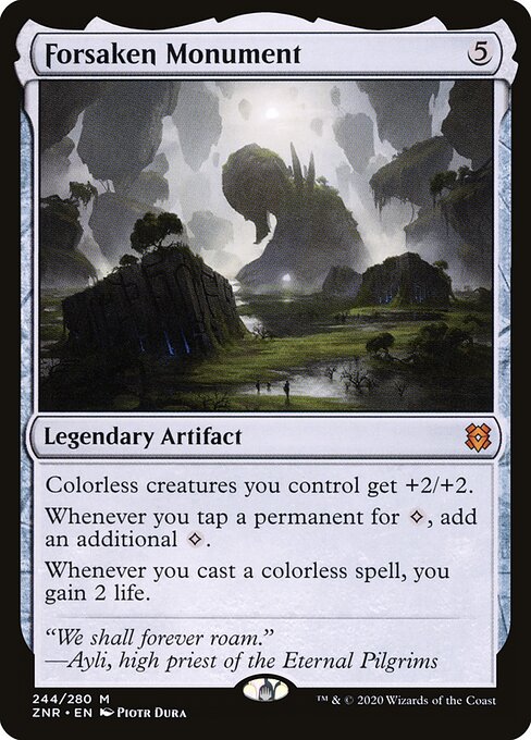 Forsaken Monument (Foil) - Zendikar Rising