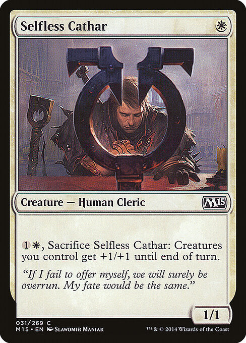 Selfless Cathar - Magic 2015 (M15)