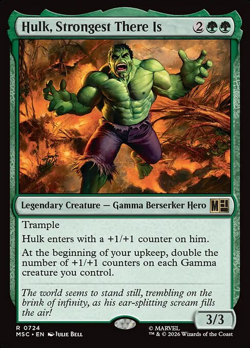 Hulk, Strongest There Is (Foil) - Commander: Marvel Super Heroes