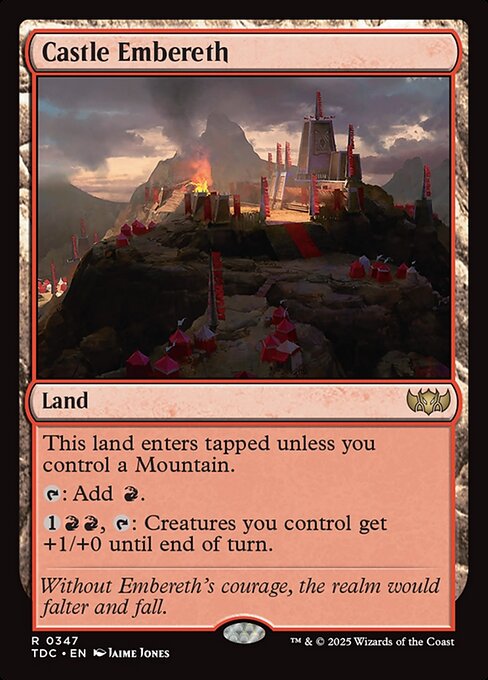 Castle Embereth - Commander: Tarkir: Dragonstorm