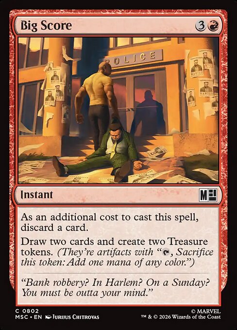 Big Score (Foil) - Commander: Marvel Super Heroes