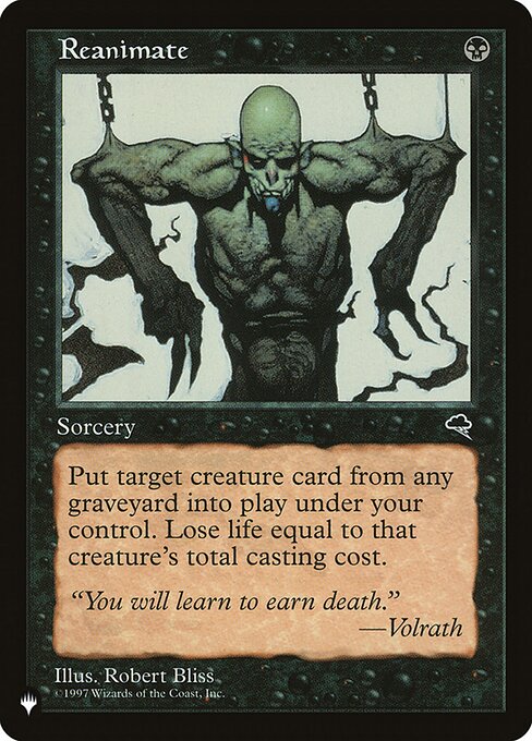 Reanimate - The List Reprints