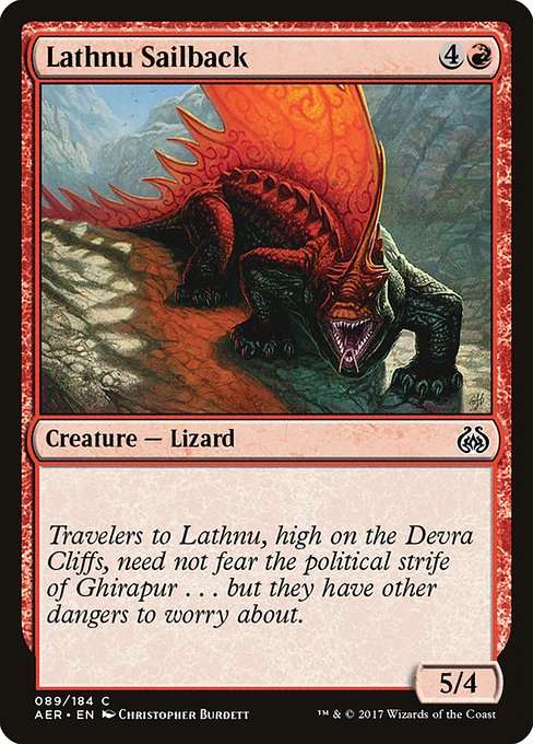 Lathnu Sailback - Aether Revolt