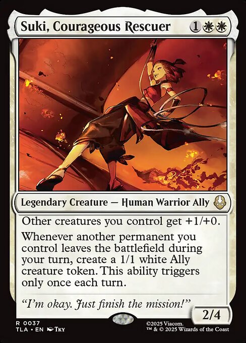 Suki, Courageous Rescuer (Foil) - Avatar: The Last Airbender