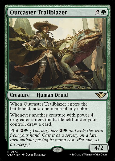 Outcaster Trailblazer (Foil) - Outlaws of Thunder Junction