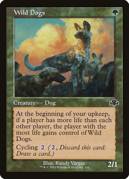 Wild Dogs (Retro Frame) (Foil) - Dominaria Remastered