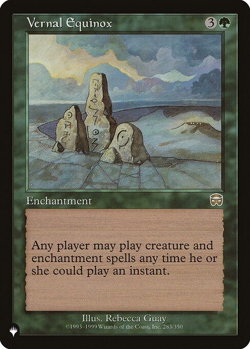 Vernal Equinox - The List Reprints