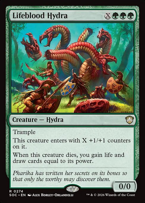 Lifeblood Hydra - Commander: Secrets of Strixhaven