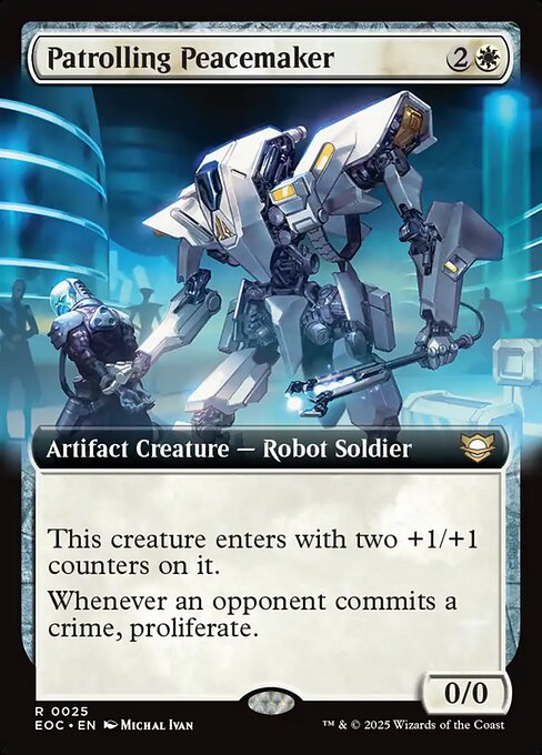 Patrolling Peacemaker (Extended Art) - Commander: Edge of Eternities