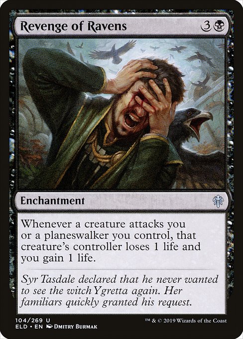 Revenge of Ravens (Foil) - Throne of Eldraine