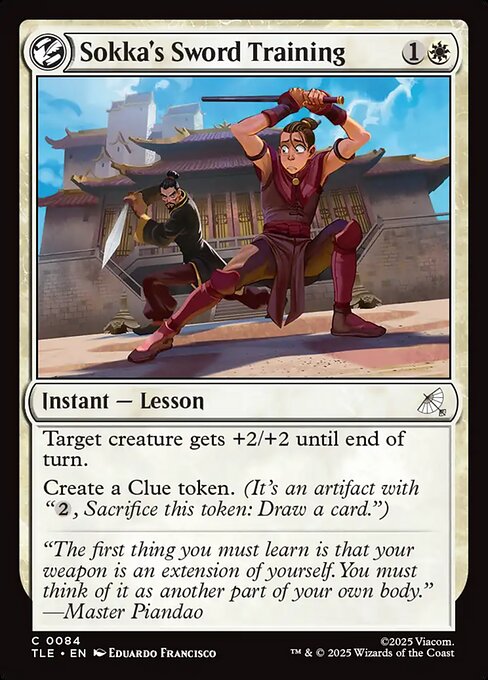 Sokka's Sword Training (Foil) - Avatar: The Last Airbender: Eternal-Legal