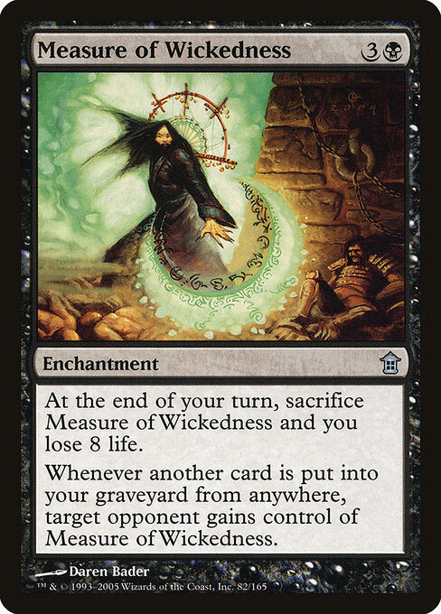 Measure of Wickedness (Foil) - Saviors of Kamigawa