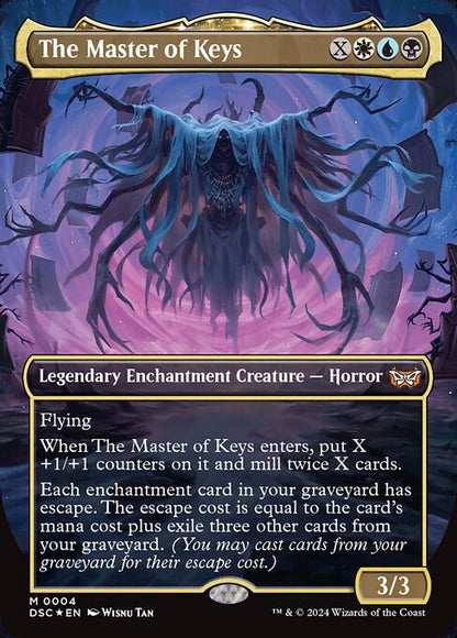 The Master of Keys (Borderless) (Foil) - Commander: Duskmourn: House of Horror