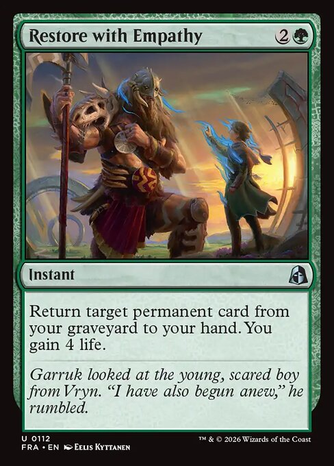 Restore with Empathy (Foil) - Reality Fracture