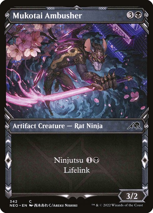 Mukotai Ambusher (Showcase) - Kamigawa: Neon Dynasty