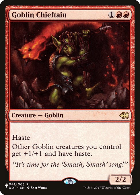 Goblin Chieftain - The List Reprints