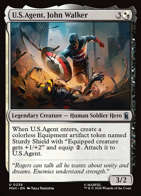 U.S.Agent, John Walker - Marvel Super Heroes
