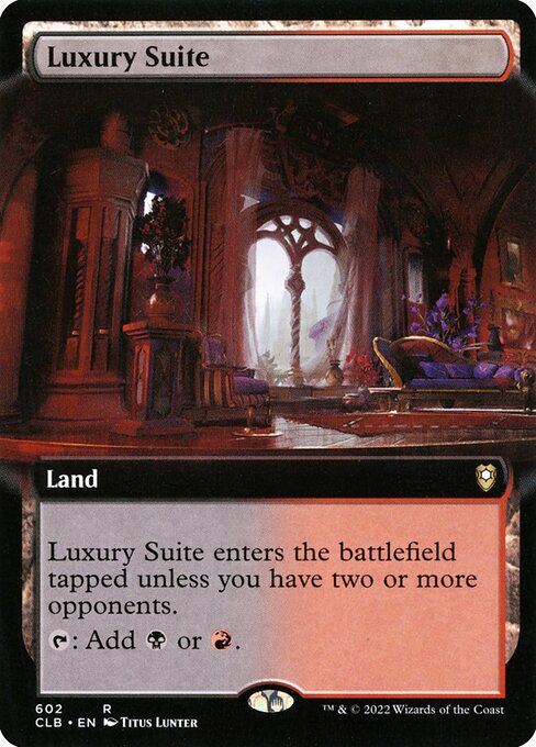 Luxury Suite (Extended Art) - Commander Legends: Battle for Baldur's Gate