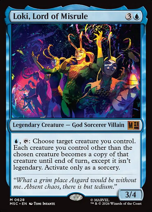 Loki, Lord of Misrule - Commander: Marvel Super Heroes