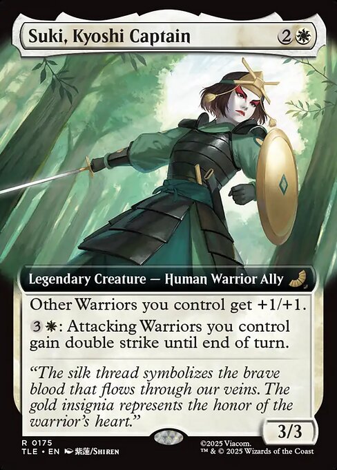 Suki, Kyoshi Captain (Extended Art) (Foil) - Avatar: The Last Airbender: Eternal-Legal