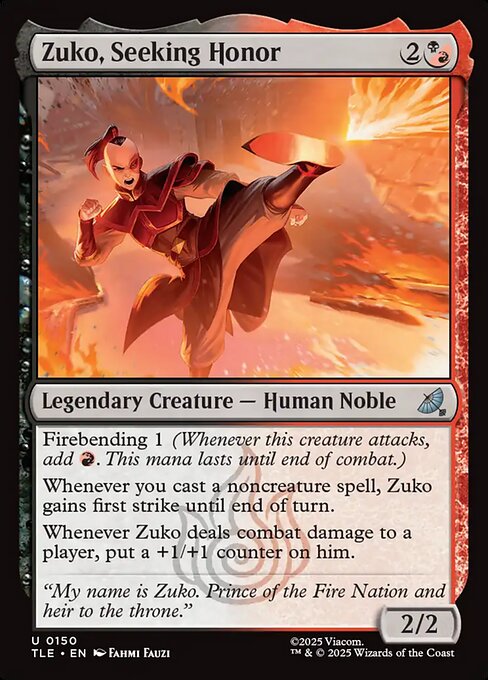 Zuko, Seeking Honor - Avatar: The Last Airbender: Eternal-Legal