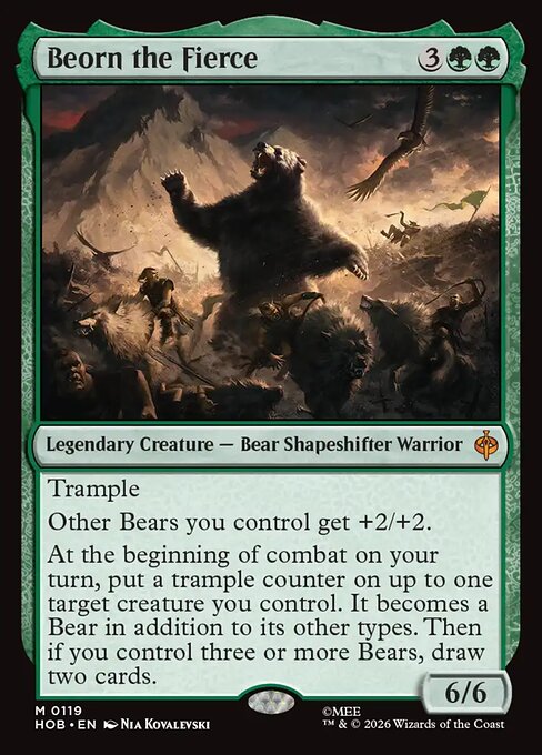 Beorn the Fierce (Foil) - The Hobbit