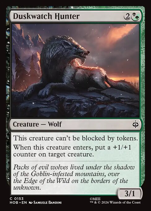 Duskwatch Hunter (Foil) - The Hobbit