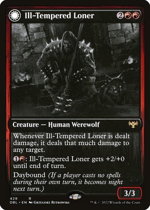Ill-Tempered Loner - Innistrad: Double Feature