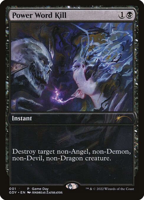 Power Word Kill - Game Day & Store Championship Promos