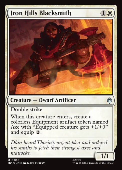 Iron Hills Blacksmith (Foil) - The Hobbit