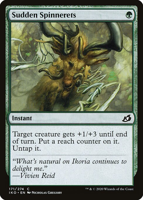 Sudden Spinnerets (Foil) - Ikoria: Lair of Behemoths