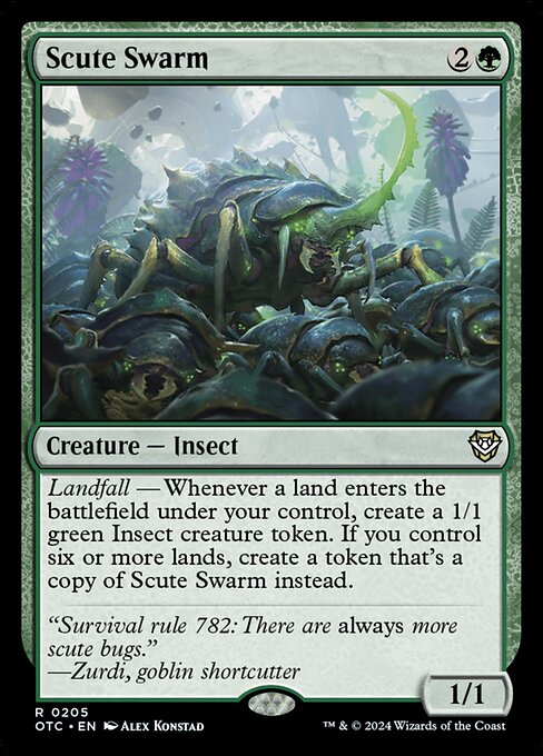 Scute Swarm - Commander: Outlaws of Thunder Junction