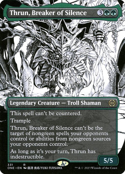 Thrun, Breaker of Silence (Borderless) (Foil) - Phyrexia: All Will Be One