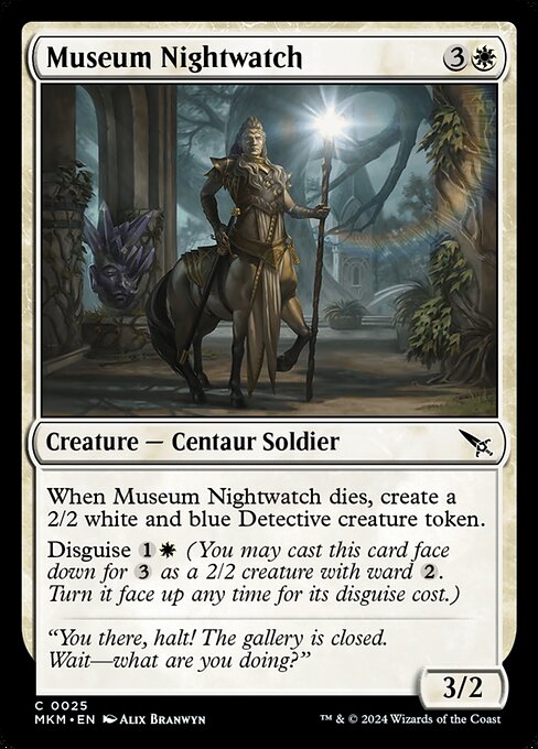 Museum Nightwatch (Foil) - Murders at Karlov Manor
