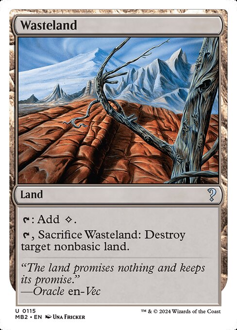 Wasteland (White Border) - Mystery Booster 2