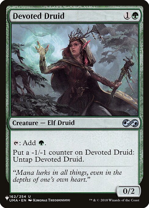 Devoted Druid (UMA) - The List Reprints