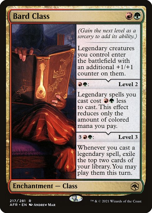 Bard Class (Foil) - Adventures in the Forgotten Realms