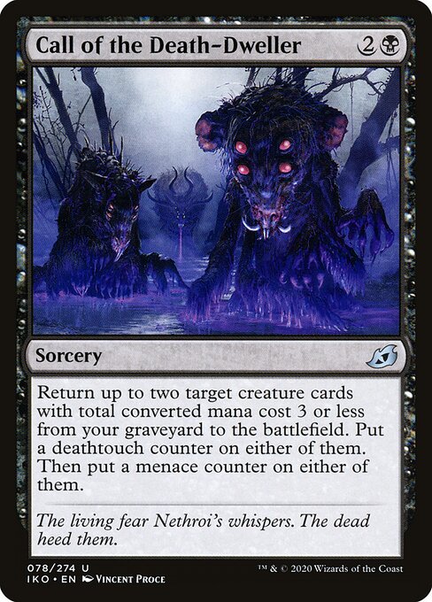 Call of the Death-Dweller (Foil) - Ikoria: Lair of Behemoths
