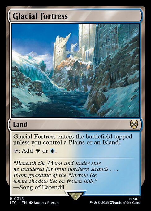 Glacial Fortress - Commander: The Lord of the Rings: Tales of Middle-earth