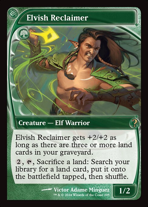 Elvish Reclaimer (Future Sight) (Foil) - Mystery Booster 2