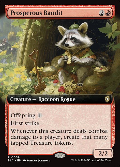 Prosperous Bandit (Extended Art) - Commander: Bloomburrow