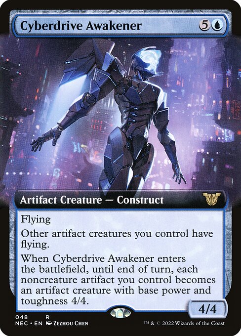 Cyberdrive Awakener (Extended Art) - Commander: Kamigawa: Neon Dynasty