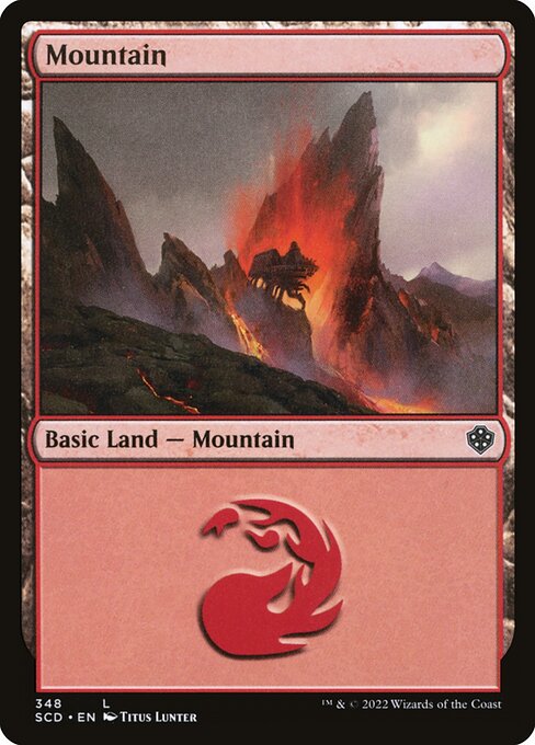 Mountain (348) - Starter Commander Decks