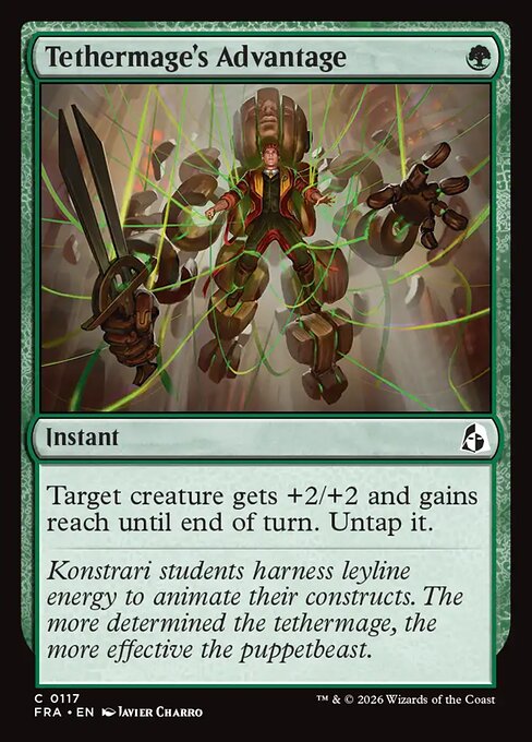 Tethermage's Advantage (Foil) - Reality Fracture