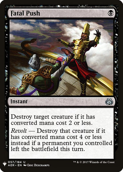 Fatal Push - The List Reprints