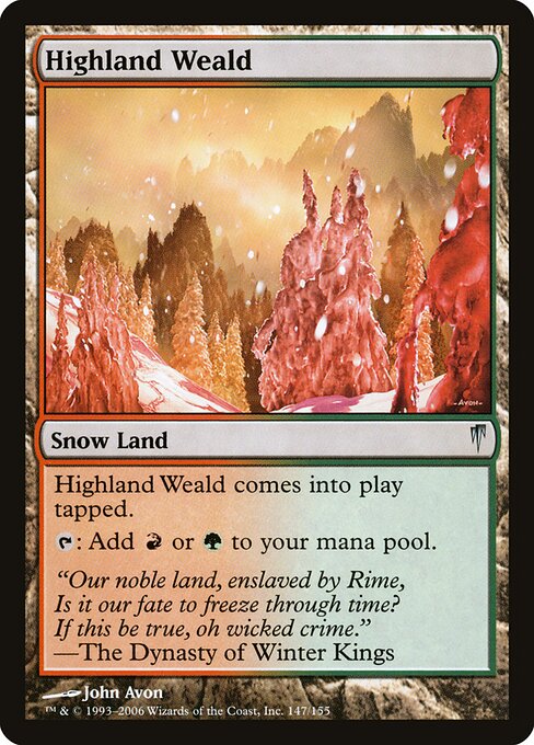 Highland Weald - Coldsnap